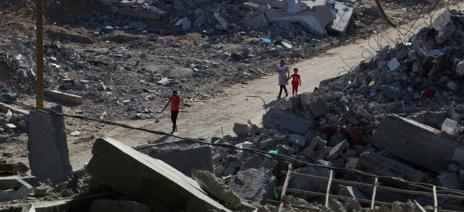 Gaza 09.102.023 godzina 12.45 (Youtube - Reuters)